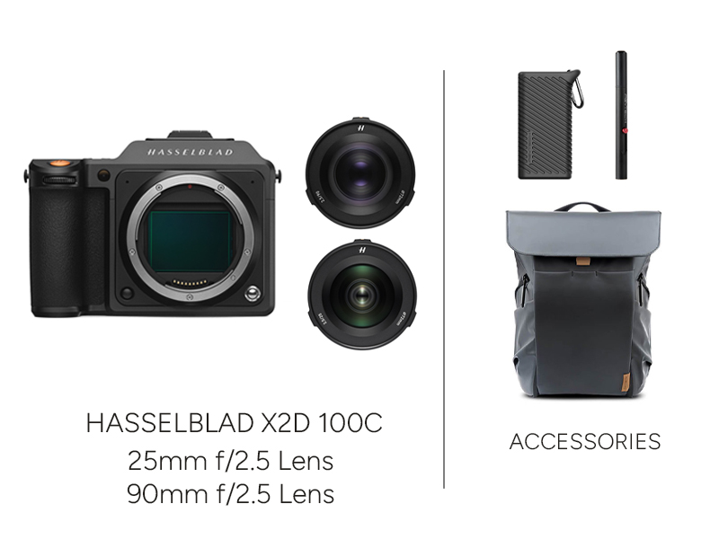 X2D 100C Dual Lens Ultimate Combo